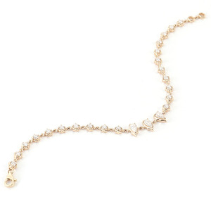 ファッション3mmテニスブレスレット3mmラウンドカットクリアモアッサナイト925シルバーアイスアウトレディースジュエリー高品質ブレスレット - Product Image 3