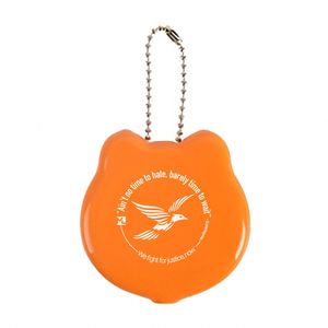 Customized Rubber Squeeze Coin <b>Purse</b>, <b>Cute</b> Cat Shape Coin Pouch Keychain, Coin <b>Purse</b> Holders Business Keychain - Product Image 1