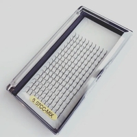 Extensions de cils pré-fabriquées en grappes effet anime, cils segmentés en gros pour salons de beauté, artistes en cils et distributeurs
