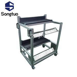 स्ट फ़जी फीडर ट्रॉली स्ट फीडर भंडारण कार्ट फजी एनक्ट फीडर कार एक टोकरी के साथ एल्यूमीनियम मिश्र धातु से बना - Product Image 3