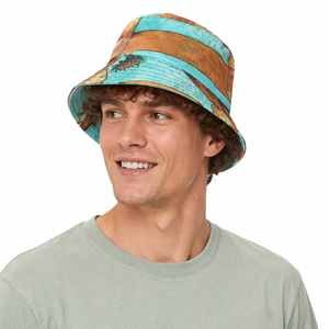 Chapeau de protection solaire quotidien à visière double face brodé avec motif de la Nuit étoilée de Van Gogh, tendance transfrontalière - Product Image 2