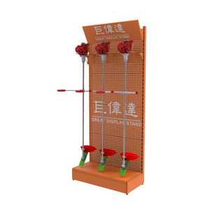 Không dây chuỗi Trimmer hiển thị đứng tầng phong cách quần áo Rack cho cửa hàng showroom siêu thị lưu trữ cửa hàng triển lãm sử dụng nhà - Product Image 5