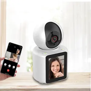 Baby Monitor Video Calling Smart Camera Indoor Mini Wireless Home Security Remote Surveillance Camera with Screen