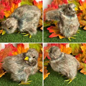 Figuras de Pollitos Bebé Marrones Realistas, Juguetes de Pascua, Pollos Realistas para Rellenar Cestas de Pascua, Pollitos de Halloween, Decoraciones Rústicas - Product Image 5