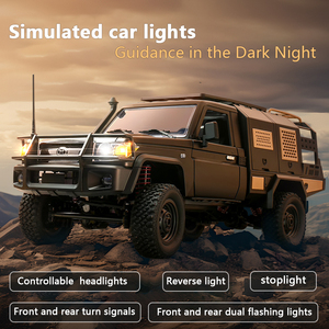 MN82S Coche RC a Escala 1:12, Simulación del Modelo LC79, 2.4G 4WD, Listo para Usar, Coche de Carreras de Metal, Juguete para Interiores y Exteriores, Regalo para Niños y Adultos - Product Image 2