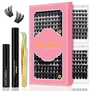 BIYALASH Anpassbares Diy Wimpern verlängerung segment Cluster Lashes Kit Individuelles Diy Lash Extension Kit