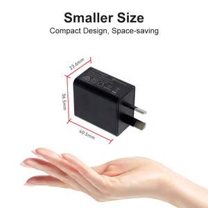 Adaptateur secteur certifié SAA RCM <span class=keywords><strong>5</strong></span> <span class=keywords><strong>volts</strong></span> <span class=keywords><strong>2</strong></span> <span class=keywords><strong>ampères</strong></span>, prise AU, <span class=keywords><strong>chargeur</strong></span> mural USB 5V 1A 1.5A 2A pour oreiller chauffant - Product Image 3