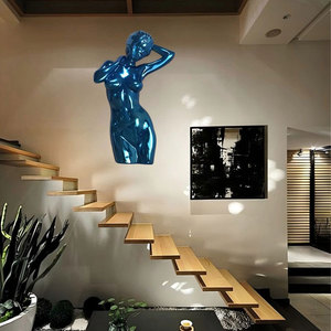 Esculturas de Mujer Desnuda de Resina de Tamaño Real, Relieve 3D para Montar en la Pared, Artesanía de Resina Colgante, Estatua de Dama Desnuda para Decoración de Interiores - Product Image 1