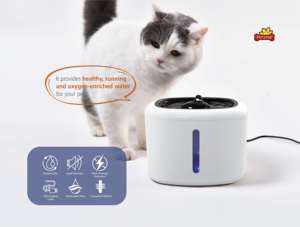 Boîte de couleur fonctionnement silencieux système de Filtration de Circulation purificateur automatique Pet <span class=keywords><strong>eau</strong></span> douce <span class=keywords><strong>fontaine</strong></span> à boire bouteilles d'<span class=keywords><strong>eau</strong></span> - Product Image 2