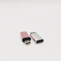 Adaptador Convertidor de Tipo C Hembra a Micro Macho al por Mayor, Conectores de Material para PC, Hub USB C para Teléfono Móvil Android, Tipo de Salida de CA