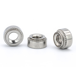 Lot de 10 écrous auto-serrants en acier inoxydable 304/acier au carbone, écrous à sertir, inserts d'écrous, écrous à pression M2 M3 M4 M5 M6 - Product Image 1