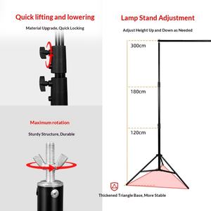 Support de toile de fond réglable pour studio <span class=keywords><strong>photo</strong></span>, kit de support pour décorations de fêtes, événements, photographie de mariage - Product Image 3