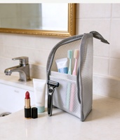 Sac de rangement multifonctionnel imperméable de grande capacité, sac de toilette et de cosmétiques portable pour les voyages et les déplacements professionnels