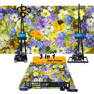 Taşınabilir boyama Robot doğrudan duvar render duvar zemin BASKI MAKİNESİ Cmykw mürekkep püskürtmeli arka plan 3D <span class=keywords><strong>3</strong></span> in 1 duvar yazıcı - Product Image 1