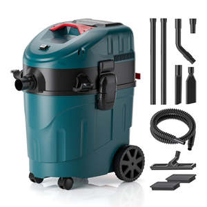 Nueva Aspiradora Industrial Eléctrica de Uso Húmedo y Seco, Sistema de Ciclón Dual, Filtro HEPA, Capacidad de 35L, Fuerte Succión de Polvo y Aire - Product Image 5