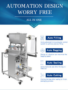 Machine automatique de remplissage et d'emballage de pâte toutes séries Machine de fabrication de sacs Machine d'emballage de lait liquide pour crème d'huile de chili <span class=keywords><strong>Hondy</strong></span> - Product Image 6