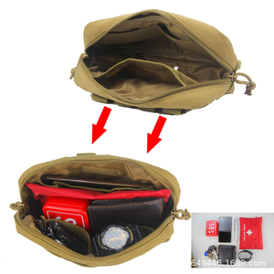 Riñonera de módulo táctico, bolsa de accesorios de embrague para exteriores, sistema Molle, cierre de cremallera, chaleco Rectangular portátil, bolsa colgante - Product Image 5