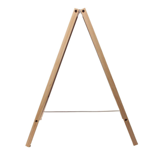 Tableau d'affichage non magnétique à cadre autoportant en bois - Product Image 2