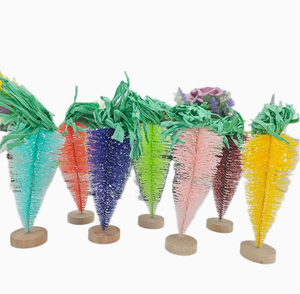 DAMAI Wholesale <b>Easter</b> Decor Carrot Mini Snowy Pine <b>Trees</b> 7 Colors Optional Ornaments for Holiday Party Festival <b>Decoration</b> - Product Image 5