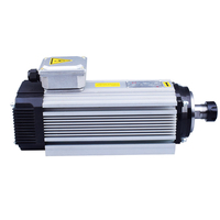 Moteur de broche CNC électrique à faible vitesse refroidi par air LHCNC à couple élevé 2,2 kW ER25 50 Hz 3000 tr/min