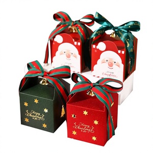 Custom Christmas Tree Gift <strong>Box</strong> with Embossed Sushi Decals Music Nightmare for Apple Xmas Eve Craft Packing for Chocolate and - Product Image 5
