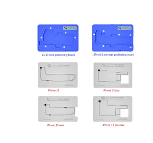 Mécanicien IBGA 12 Pro 10 en 1 BGA Reballing Stencil Platform pour <span class=keywords><strong>iPhone</strong></span> X <span class=keywords><strong>11</strong></span> 12 13 Pro Max Motherboard Middle Rework Template - Product Image 2