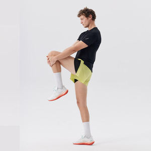 ملابس رياضية للجري والتهوية سريعة الجفاف للجري في الهواء الطلق 3 بوصة 2 في 1 نايلون صالة رياضية مخصصة للرجال - Product Image 2