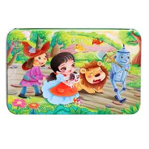 Factory Wholesale Umwelt freundliches Puzzle-Spiel mit Puzzle Tin Box