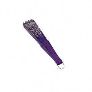 พัดพลาสติกพับได้ลายลูกไม้ดอกไม้แบบสเปนขายส่ง - Product Image 2