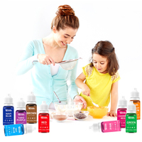 Colorant alimentaire liquide Chromapanda Factory, 24 couleurs pour fondant, macarons, gâteaux décoratifs, pâtisserie DIY, colorant comestible