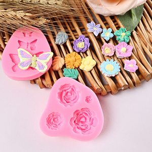 Moldes de Silicona MUYULINS con Forma de Mariposa Floral para Chocolate y Manualidades con Arcilla Polimérica - Product Image 5
