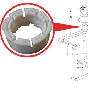 Bmw Gear <b>Shift</b> <b>Knob</b> Base 25111469397 White Abs Rustproof Car Interior Part - Product Image 4