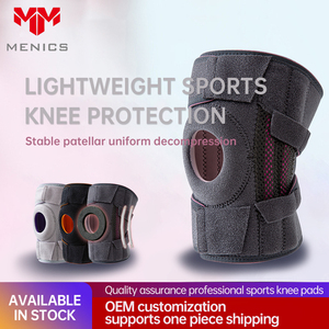 Dây Đeo Đôi Chống Sốc Miếng Đệm Đầu Gối Một Kích Thước Spandex Đầu Gối Tay Áo Cho Thể Thao Ngoài Trời Và Leo Núi Bảo Vệ - Product Image 3