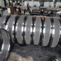 Ensemble de rouleaux de moule annulaire Yemmak900 pour moulin à granulés de bois, moule personnalisé avec moteur et engrenage, matériau X46Cr13, granulés de combustible biomasse