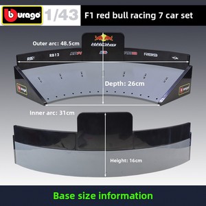 Bburago <span class=keywords><strong>1</strong></span>:43 Set Espositore in Metallo per 7 Auto da Corsa, Modelli di Auto da <span class=keywords><strong>Formula</strong></span> <span class=keywords><strong>1</strong></span> - Product Image 3
