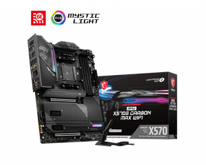 For MPG X570S CARBON WIFI Desktop Motherboard With 5 5600G 5700G 5800X Processors for AM4 Socket - Product Image 1