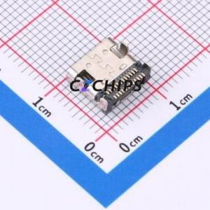 HC-TYPE-C-24P-035A USB Connector SMD Connector ( Connector Type: Type-C )( Gender: Female )( Mounting Type: Horizontal Mount ) - Product Image 2