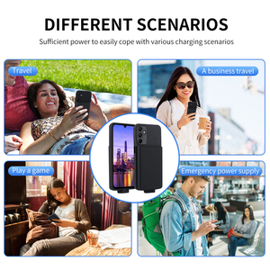 Chất lượng cao 5000mAh sạc không dây điện thoại di động trở lại clip điện Trường hợp mini xách tay pin trường hợp Đối với Samsung A15 - Product Image 5