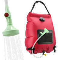 Usine Portable Solaire Camping Douche Pliable 5 Gallons Tuyau De Chauffage 20L Sac Chauffe-Eau Essentiel Camping En Plein Air Gear