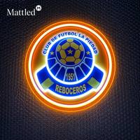Enseigne lumineuse LED néon pour le football |   Lampe néon pour la décoration murale de la salle de jeux des garçons, de la salle de sport ou de la mancave |   Cadeaux personnalisés en gros, dropshipping