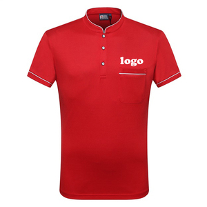 Hotel e ristorante <span class=keywords><strong>cameriere</strong></span> colletto Stand T Shirt Polo con tasca - Product Image 1