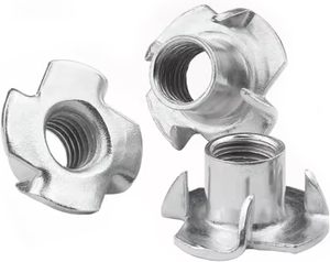 Claw Nuts SS304 M4 M5 M6 din1624 TEE Nuts với pronge cho đồ nội thất gỗ - Product Image 1