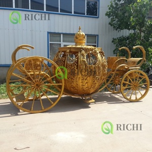 Carruaje de Calabaza de <span class=keywords><strong>Cuento</strong></span> de Hadas, Carruaje de Cenicienta, Carruaje Turístico para Parques Escénicos, Fotos de Boda y Alquiler Comercial - Product Image 2