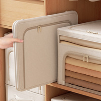 Boîte de rangement à chaussures pliable minimaliste 20-35L Grande capacité Anti-poussière et portable Polyvalente pour chaussures