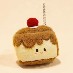 Pendentif gourmet porte-clés Burger frites Pizza jouet en peluche pp coton remplissage personnalisé jouet en peluche enfants jouets à vendre cadeau de vacances - Product Image 5