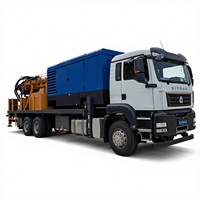 CITCD-700 Rig de forage de puits d'eau rotatif diesel monté sur véhicule pour la construction