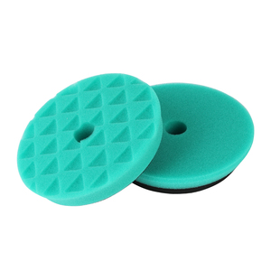 Almohadillas pulidoras de espuma para pulir carrocerías de automóviles profesionales DA <span class=keywords><strong>5</strong></span> y 6 pulgadas Soporte personalizable OEM - Product Image 1