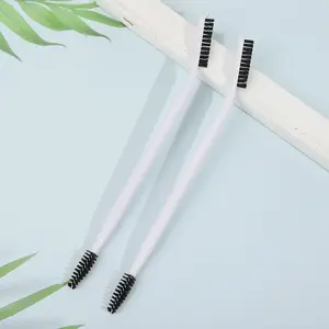 Easy For Beginners Single Double Head Ultra Fine Soft Hair Very Fine Hair Spiral Brush Head/mascara Brush/eyebrow Comb