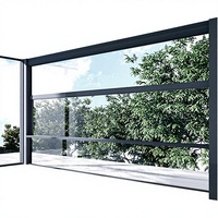 Ventana Vertical Automática Eléctrica SGL para Balcón, Vista Panorámica, Aislamiento Térmico, Diseño Sellado a Prueba de Viento, Aleación de Aluminio