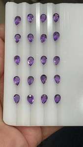Deep Colour Natural African <b>Amethyst</b> Pear Cut Calibrated <b>Amethyst</b> Gemstones Handmade Bulk Product - Product Image 5